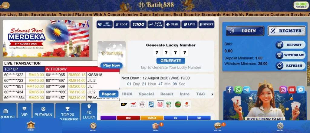 Welcome to Batik888 Online